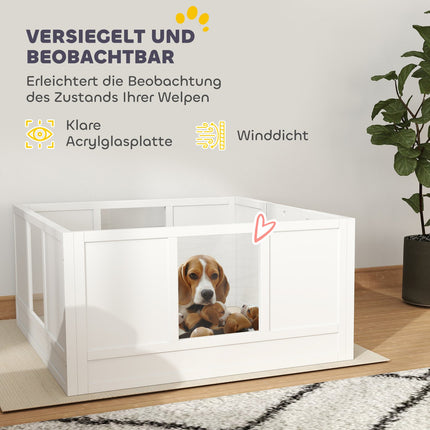 Puppy playpen Medium Dogs, adjustable door, non-slip feet