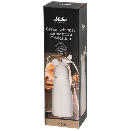 Šlehačková láhev, objem 500 ml