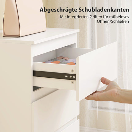 White 3-Drawer Dresser for Bedroom, Hallway, Living Room