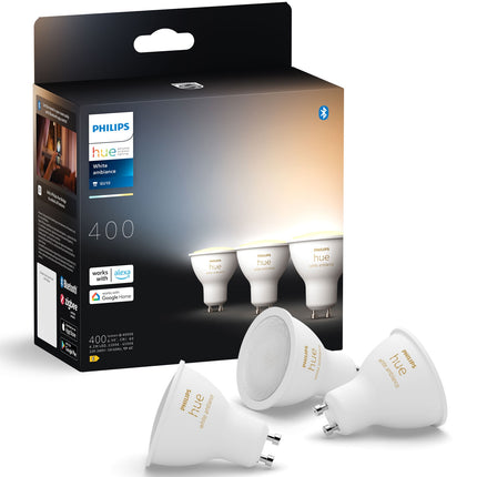 White Ambiance GU10 400lm 3er-Pack