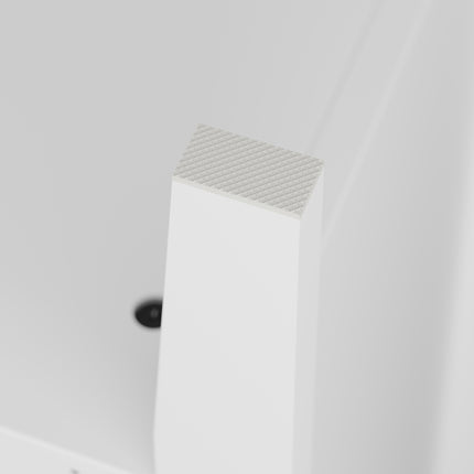 White Bathroom Cabinet with 2 Shelves
