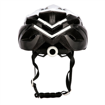 Helm Weiß-Schwarz, Größe M (53-60cm)