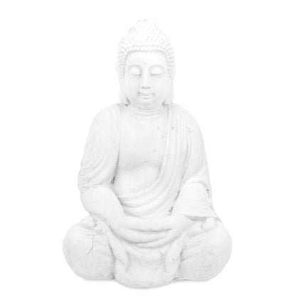 Weiße Buddha Figur 70 cm
