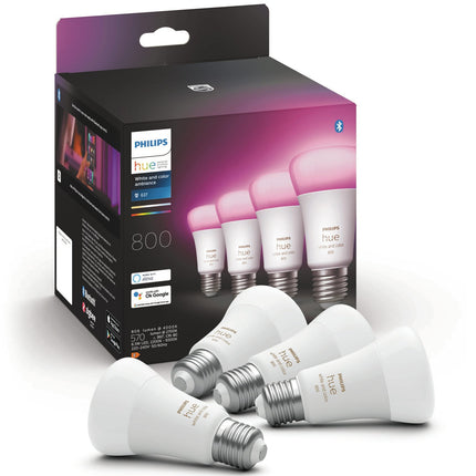 White Color Ambiance E27 4er-Pack