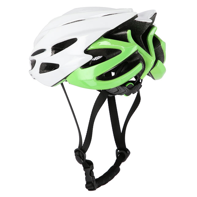 Helm weiß-grün Größe L, 57-63 cm
