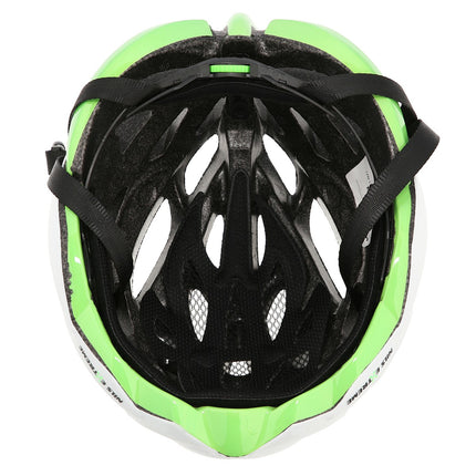 Weiß-Grün Größe M (55-61) Fahrradhelm
