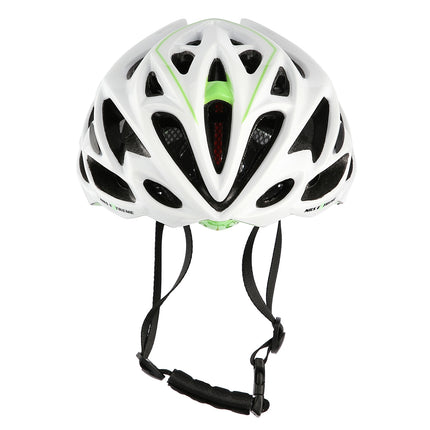 Weiß-Grün Größe M (55-61) Fahrradhelm