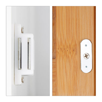 Weißer Hänge-Badschrank mit Tür