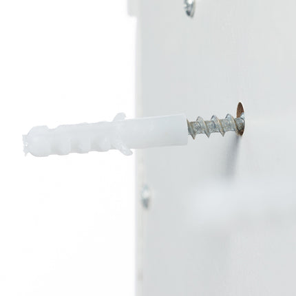 Weißer Hänge-Badschrank mit Tür