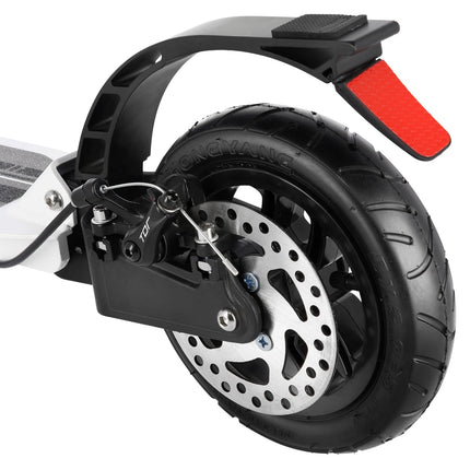Weißer Tretroller, faltbar, leichtes Design