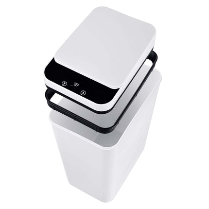 White Sensor Bins, Set of 2 – 9L & 15L Capacity