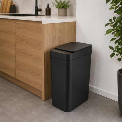 White Sensor Bins, Set of 2 – 9L & 15L Capacity