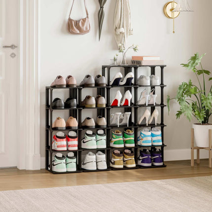 White Shoe Organizer, Pack of 6 – Slim, Space-Saving Design