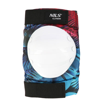 White Size S Knee and Elbow Protectors Set