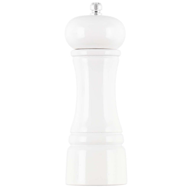 Mlýnek na koření, 16 cm, bílý