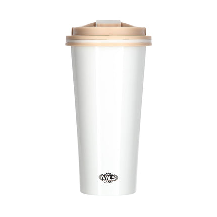 White Thermal Cup, 18 oz, Insulated