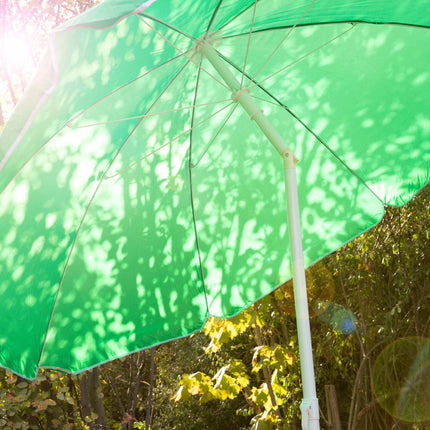 Weißer Dreibein-Sonnenschirmständer