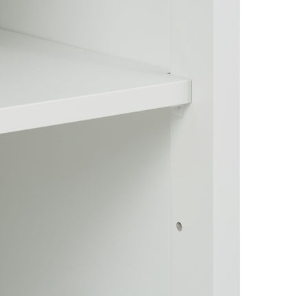 White bathroom cabinet