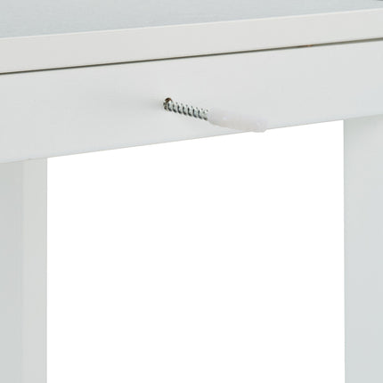 White bathroom cabinet