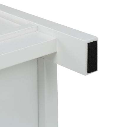 White bathroom cabinet