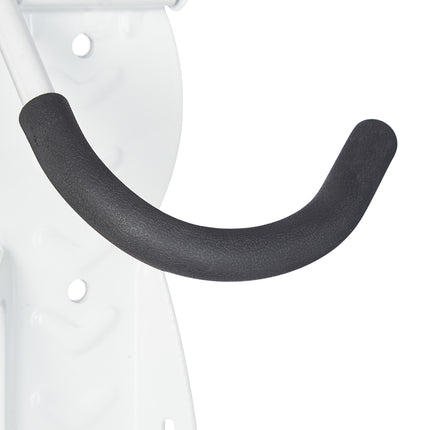 Weißes Fahrradhalter Wand 4er Set