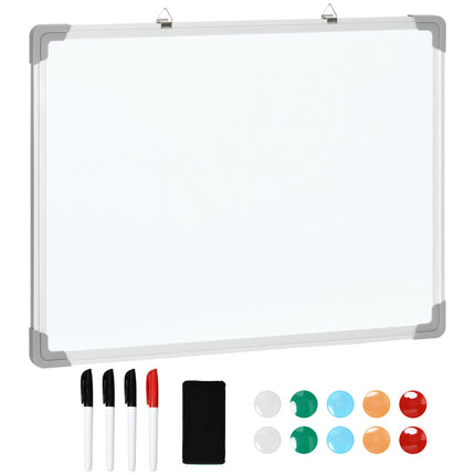 Magnetische Whiteboard-Staffelei-Set mit Markern und Magneten, 60x45cm