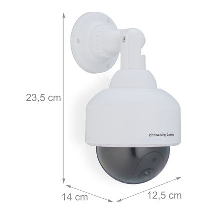 White camera dummy dome shape