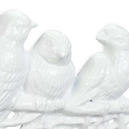 White coat hanger in bird design