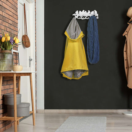White coat hanger in bird design