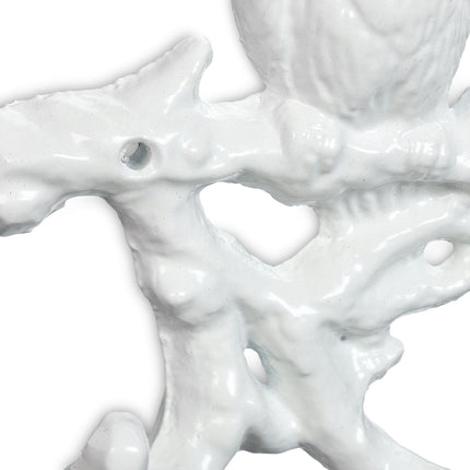 White coat hanger in bird design