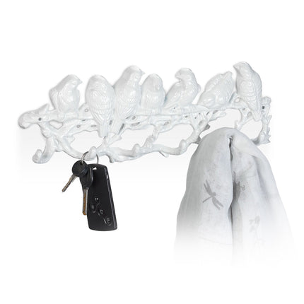 White coat hanger in bird design