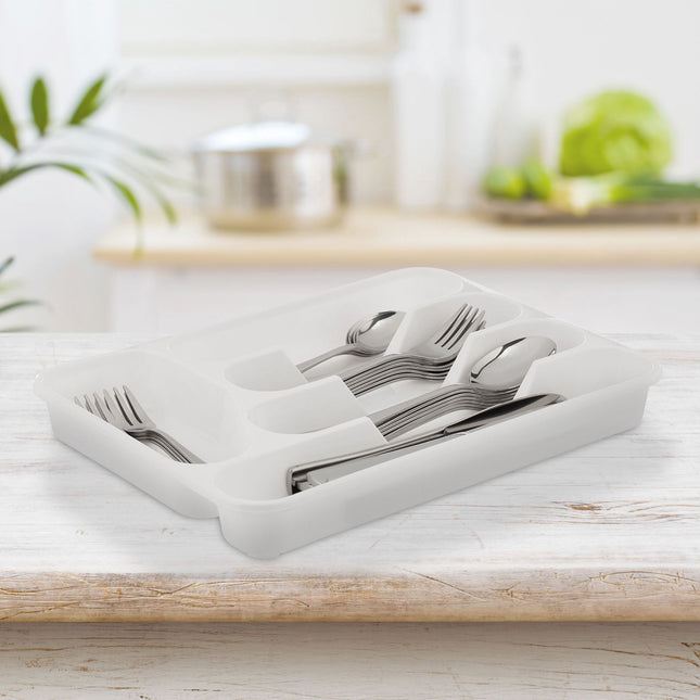 Ensemble de 2 range-couverts blancs