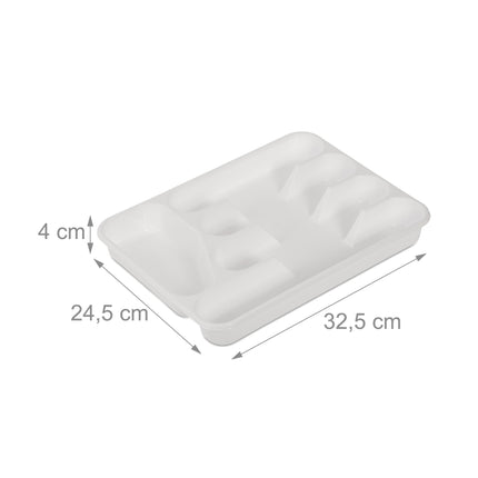 Ensemble de 2 range-couverts blancs