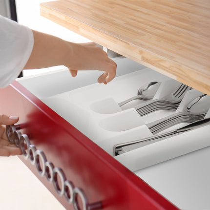 Ensemble de 2 range-couverts blancs