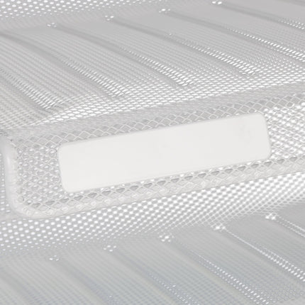 White document holder with 3 compartments