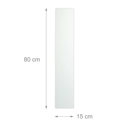 Tableau magnétique en verre blanc