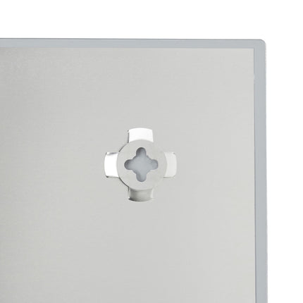 Magnettafel aus weißem Glas