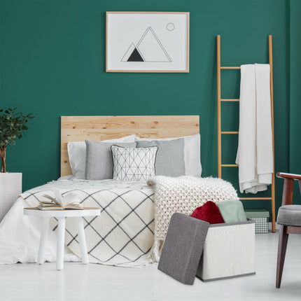 White pallet with storage space
