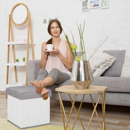 White pallet with storage space