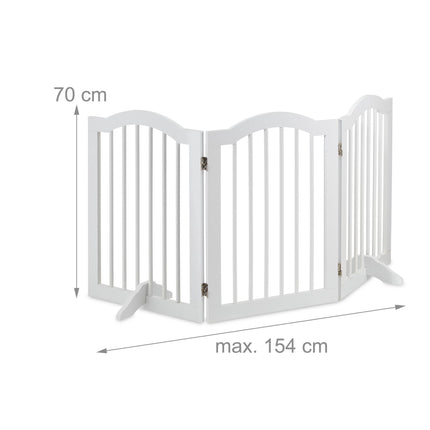 White security gate 70 cm