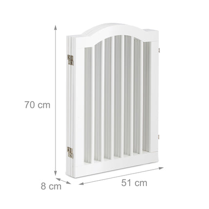 Portail de sécurité blanc 70 cm
