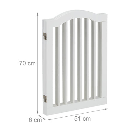 White security gate 70 cm