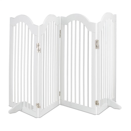 Portail de sécurité blanc 92 cm