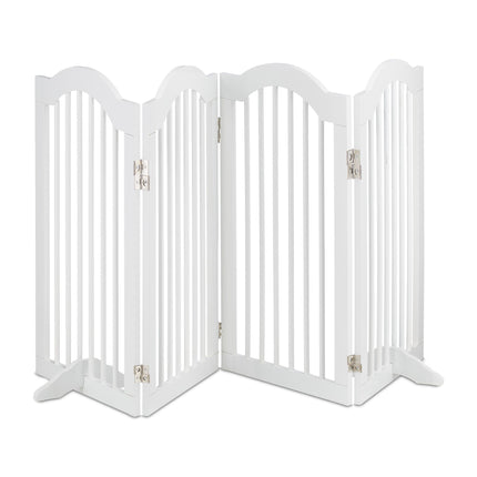 Portail de sécurité blanc 92 cm