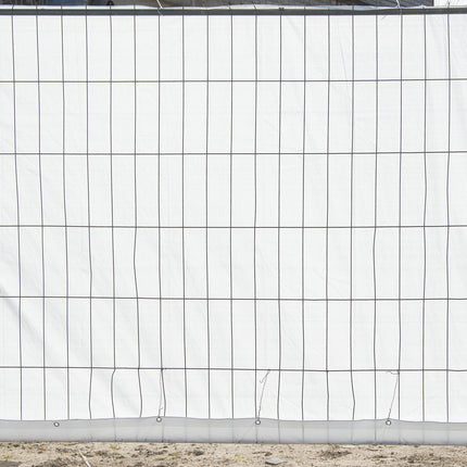 White tarpaulin 140 g/m²