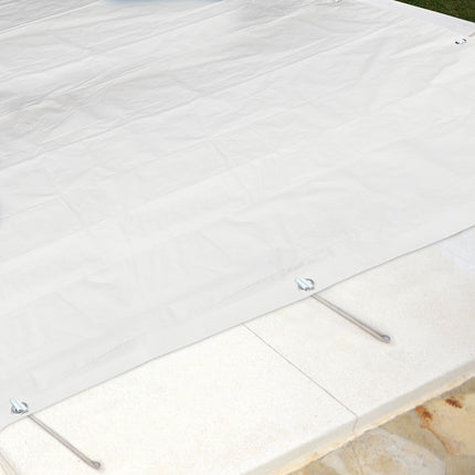 White tarpaulin 200 g/m²