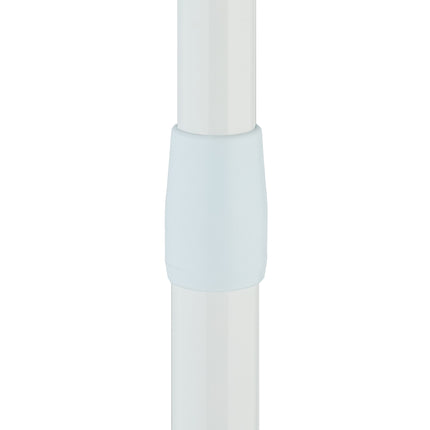 Weiße Teleskopstange Edelstahl