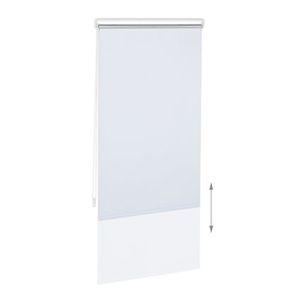 Weißes Thermorollo 160 cm lang