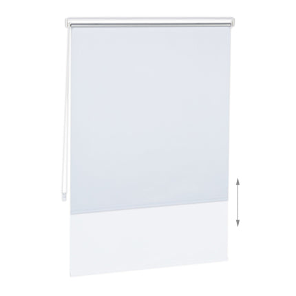 Weißes Thermorollo 160 cm lang