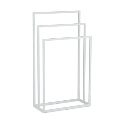 Porte-serviettes blanc 3 barres